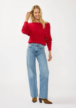 Load image into Gallery viewer, Long Sleeve Waffle Knit Pullover Sweater