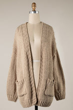 Load image into Gallery viewer, Chenille Cable Cardigan