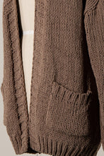 Load image into Gallery viewer, Chenille Cable Cardigan