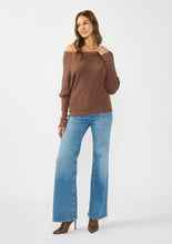 Load image into Gallery viewer, Long Sleeve Waffle Knit Pullover Sweater
