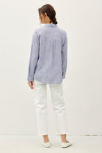 Load image into Gallery viewer, Pinstripe Button-Down Top