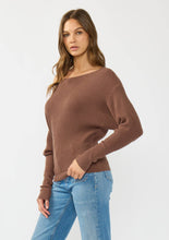 Load image into Gallery viewer, Long Sleeve Waffle Knit Pullover Sweater

