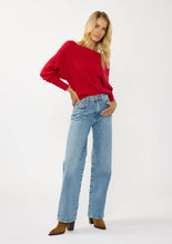 Load image into Gallery viewer, Long Sleeve Waffle Knit Pullover Sweater
