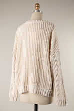 Load image into Gallery viewer, Miracle Classic Cable Knit Sweater
