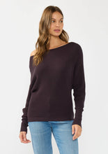 Load image into Gallery viewer, Long Sleeve Waffle Knit Pullover Sweater
