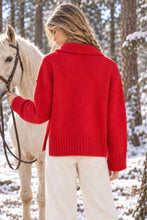 Load image into Gallery viewer, Polo Collar Soft Sweater
