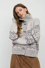 Load image into Gallery viewer, Mock Neck Knit Cardigan
