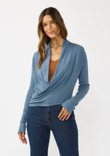 Load image into Gallery viewer, Waffle Knit Long Sleeve Tie Front Cardigan
