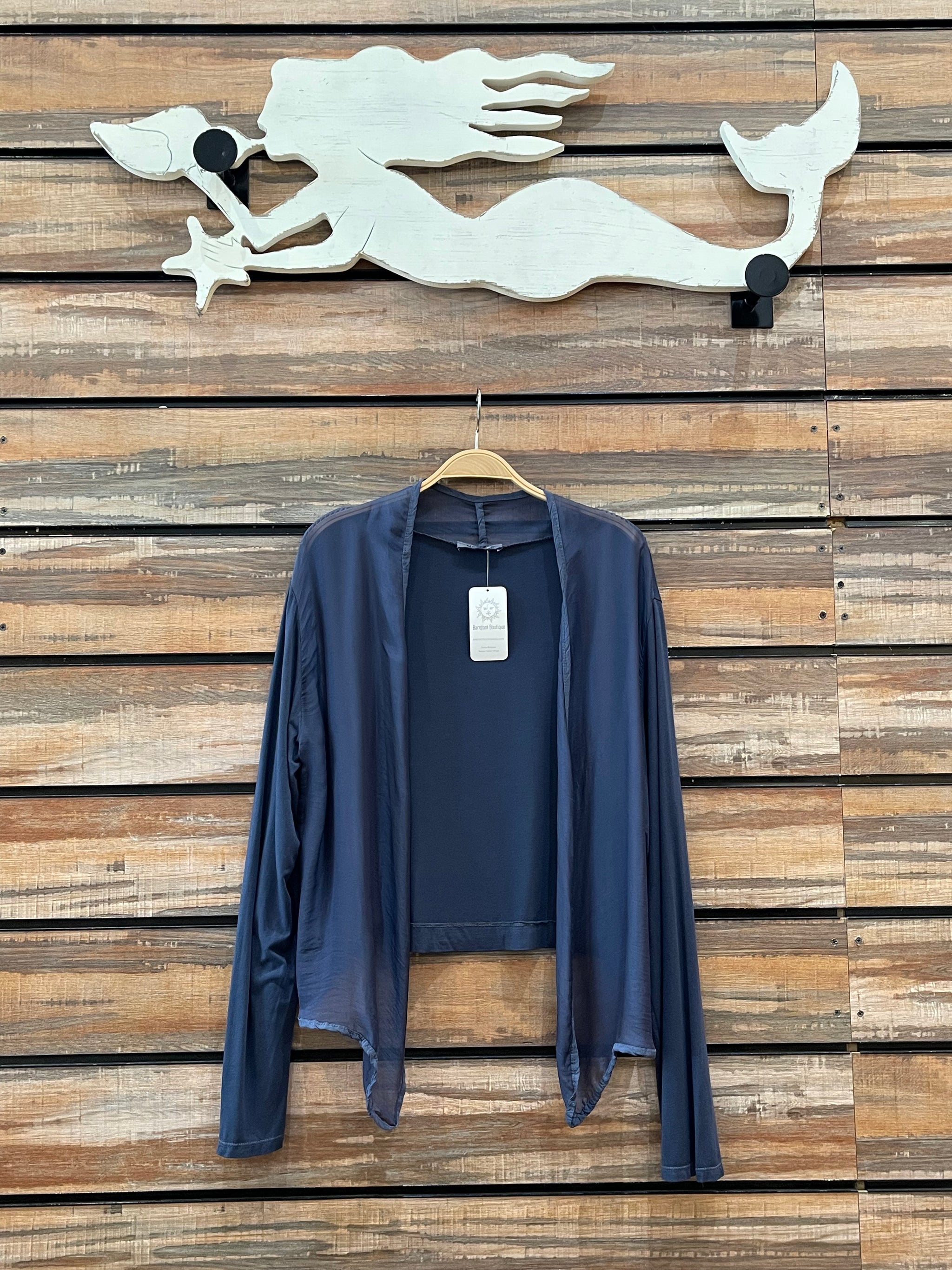 Silk Shrug from Italy – Barefoot Boutique
