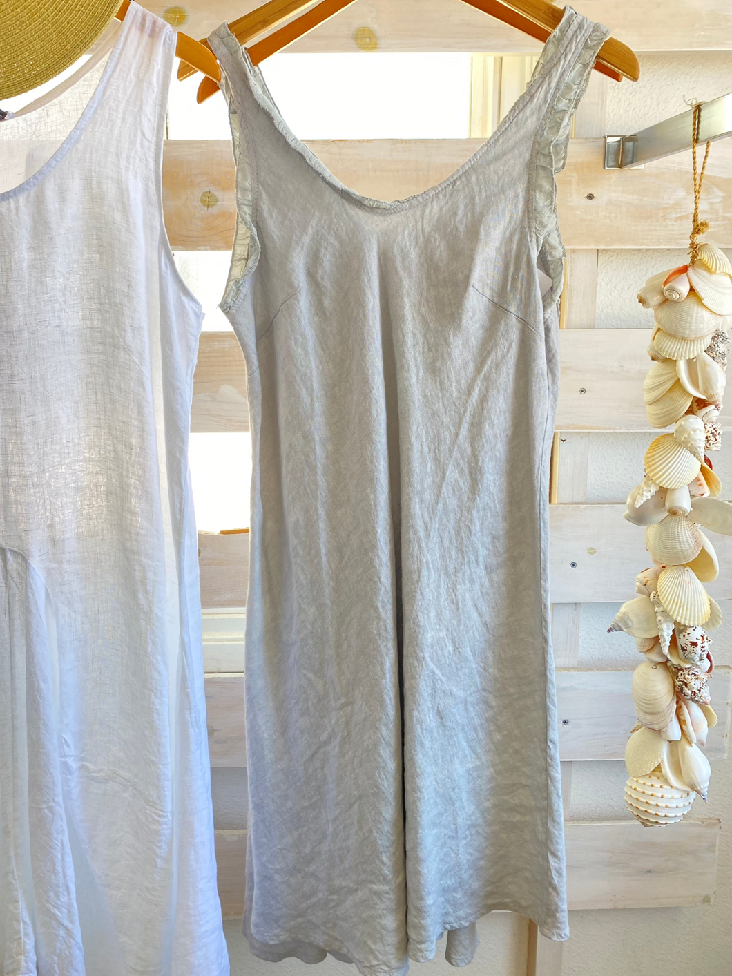La Playa Linen Dress Barefoot Boutique La Playa Linen Dress Barefoot Boutique