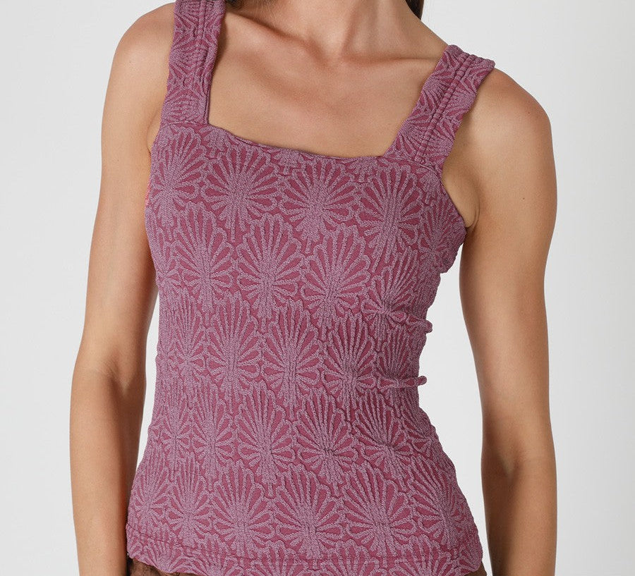 Lace Textured Square Top