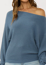Load image into Gallery viewer, Long Sleeve Waffle Knit Pullover Sweater
