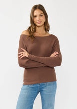 Load image into Gallery viewer, Long Sleeve Waffle Knit Pullover Sweater
