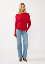 Load image into Gallery viewer, Long Sleeve Waffle Knit Pullover Sweater
