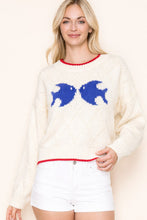 Load image into Gallery viewer, Twin Fish Sweater Top
