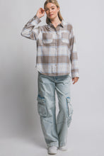 Load image into Gallery viewer, Plaid Flannel Button Down Shirt
