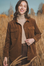 Load image into Gallery viewer, Corduroy Reversible Button Down Jacket
