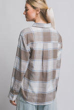Load image into Gallery viewer, Plaid Flannel Button Down Shirt
