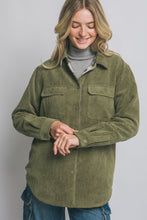 Load image into Gallery viewer, Corduroy Reversible Button Down Jacket
