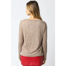 Load image into Gallery viewer, Lined Crew Neck Sweater
