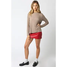 Load image into Gallery viewer, Lined Crew Neck Sweater
