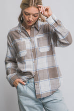 Load image into Gallery viewer, Plaid Flannel Button Down Shirt
