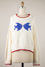 Load image into Gallery viewer, Twin Fish Sweater Top
