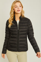 Load image into Gallery viewer, Lightweight Puffer Zip Up Jacket
