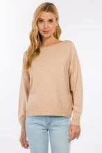 Load image into Gallery viewer, Relaxed Round Neck Knit Sweater
