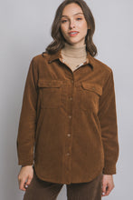 Load image into Gallery viewer, Corduroy Reversible Button Down Jacket
