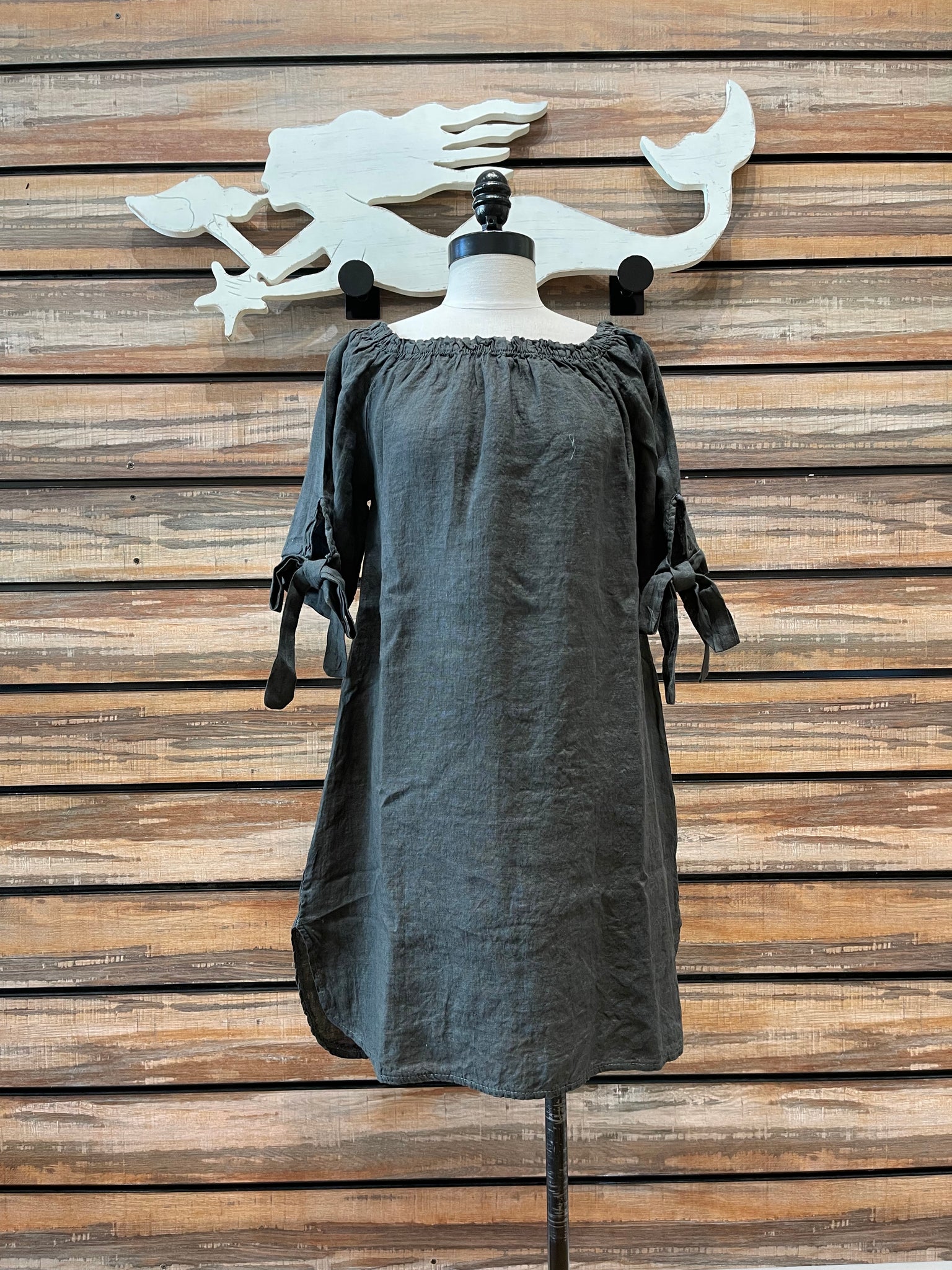 linen scoop neck dress Tamia Linen Scoop Neck Midi Dress NATURAL / M by Sugarlips